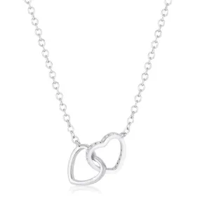 Deissy Interlocking Hearts Necklace