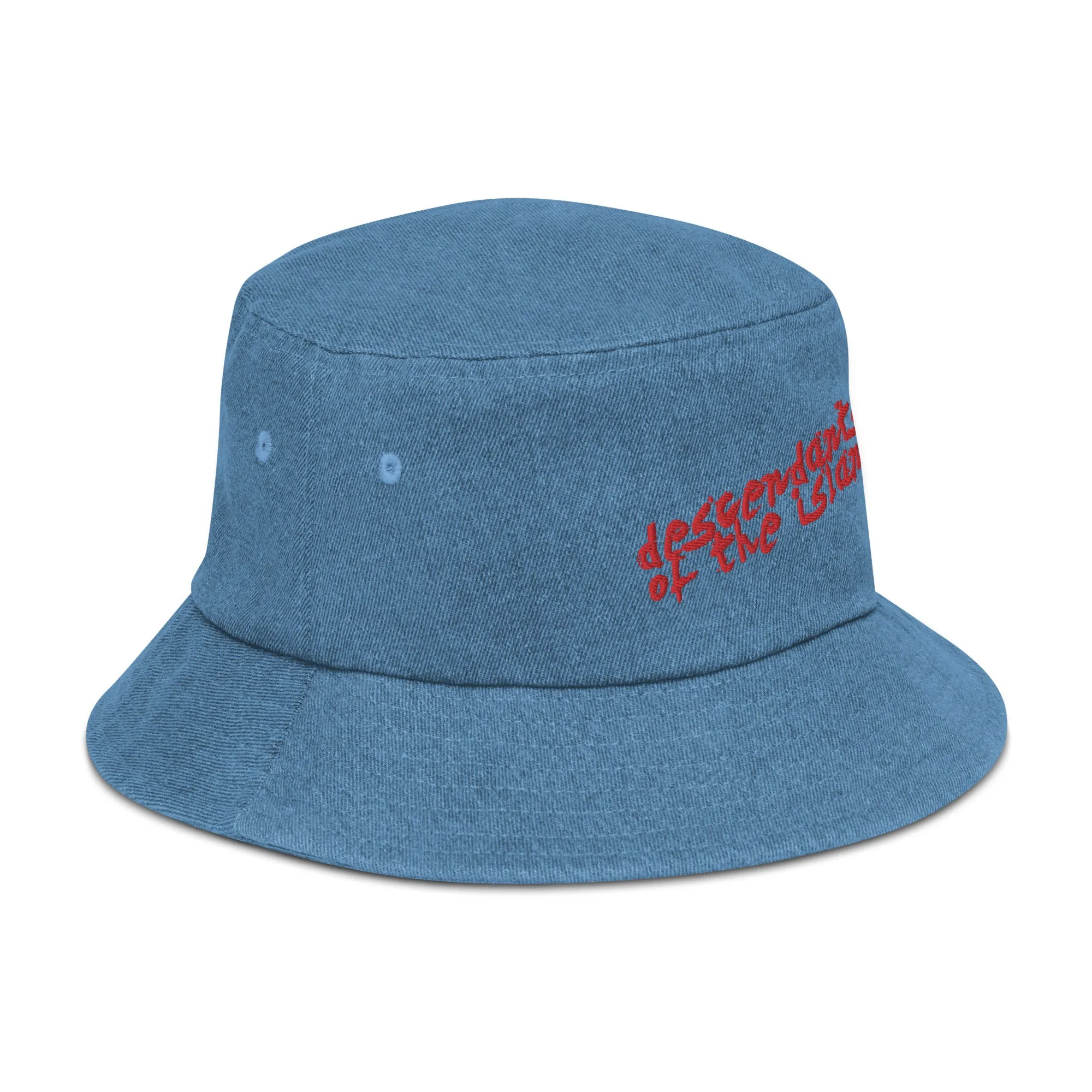 Descendants of the Island Red Denim bucket hat