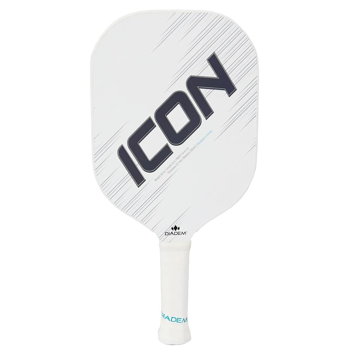 Diadem Icon V2 Pickleball Paddle White