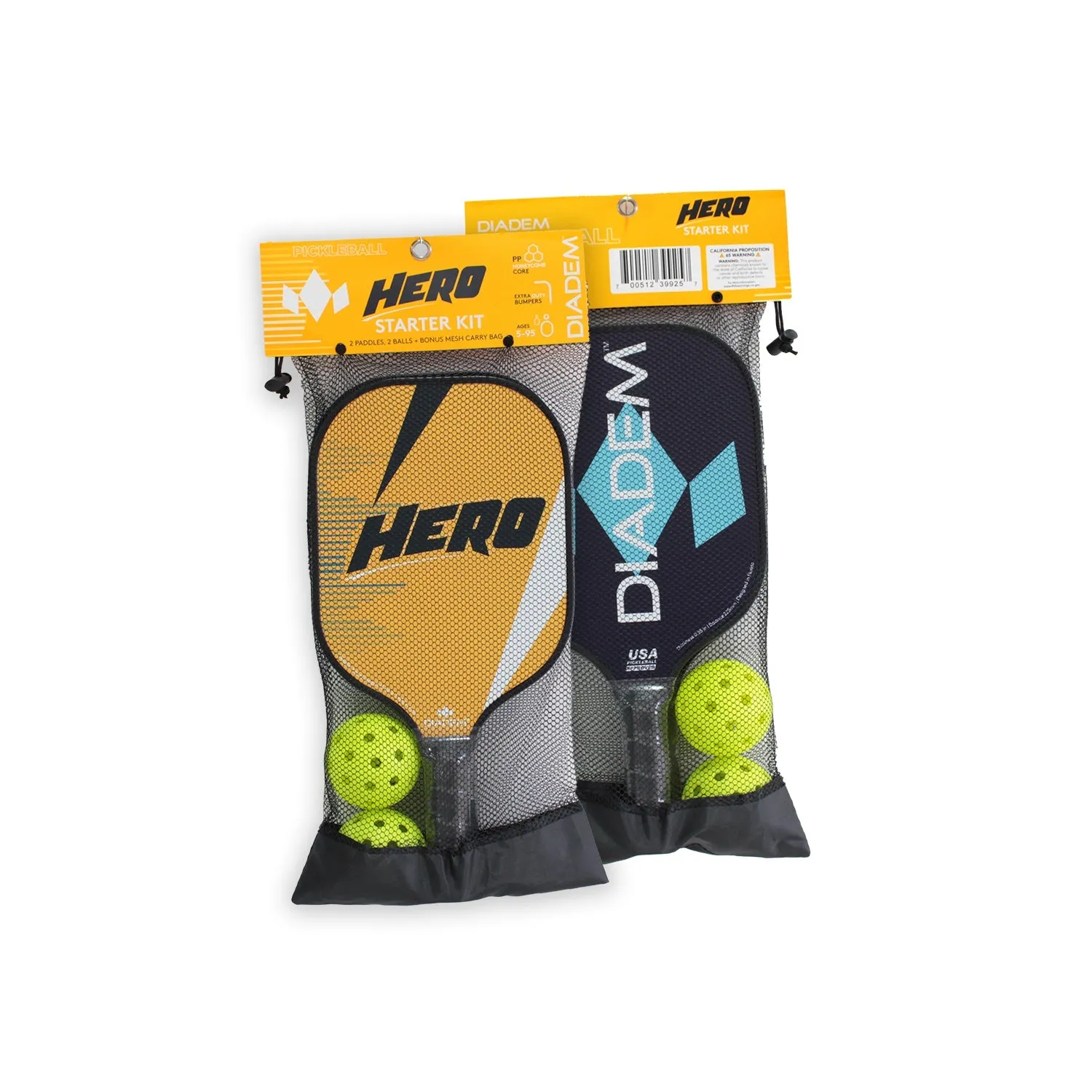 Diadem Pickleball Paddle - Hero Starter Kit Paddles