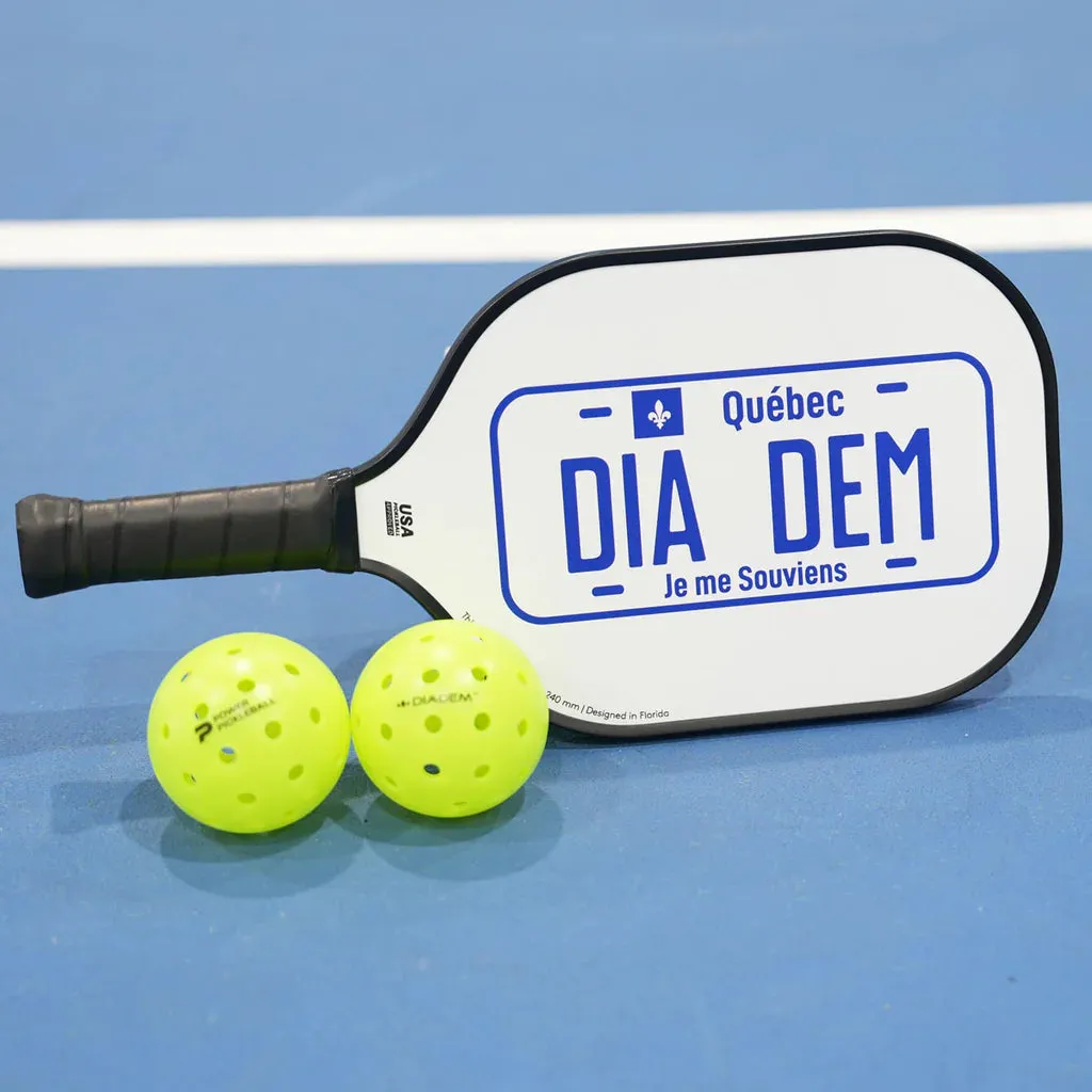 Diadem Riptide Quebec Flag Pickleball Paddle