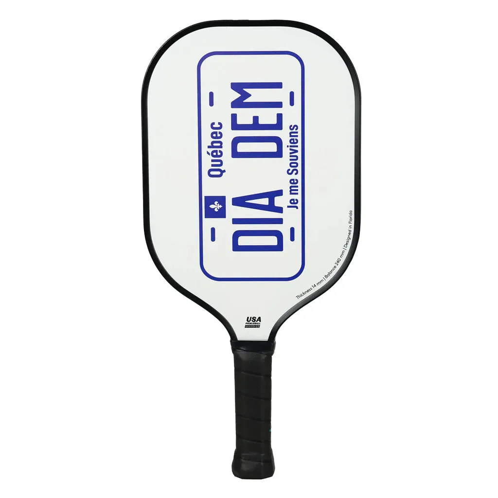 Diadem Riptide Quebec Flag Pickleball Paddle