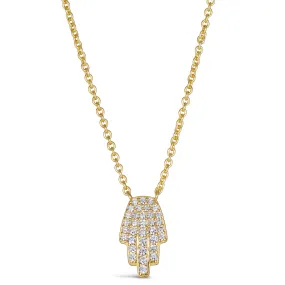 Diamond Pave Hamsa Necklace