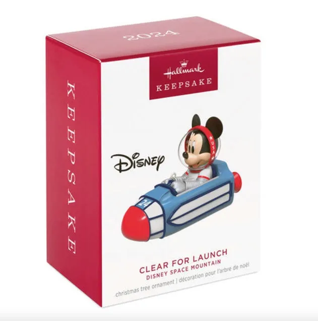 Disney Space Mountain Clear for Launch Ornament