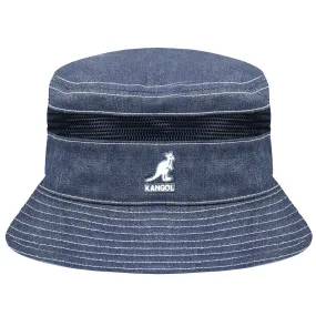 Distressed Cotton Mesh Bucket by Kangol