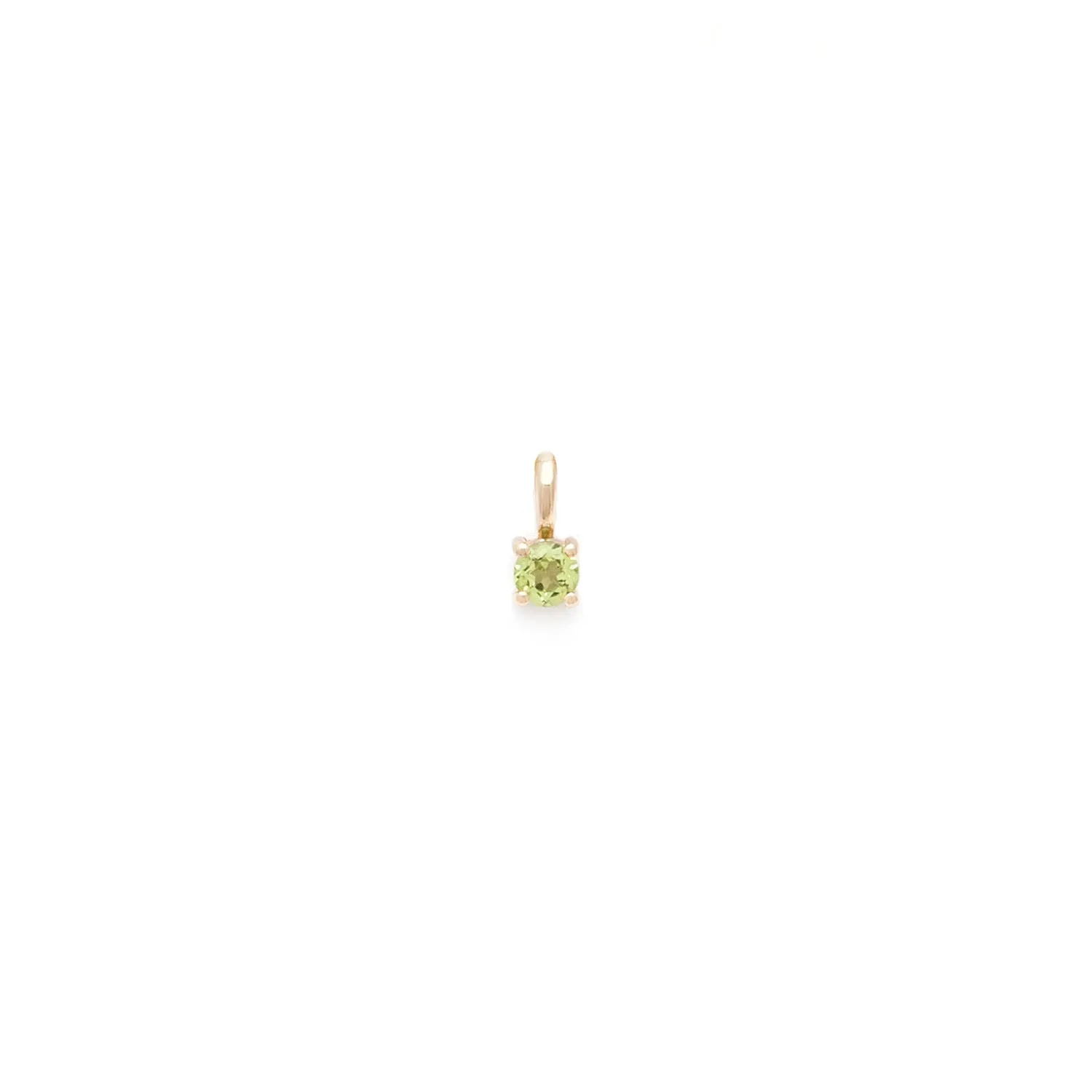 Element Charm | 14k Gold & Peridot