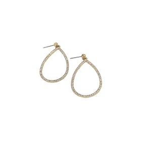 Envy Diamonte Teardrop Earring Gold