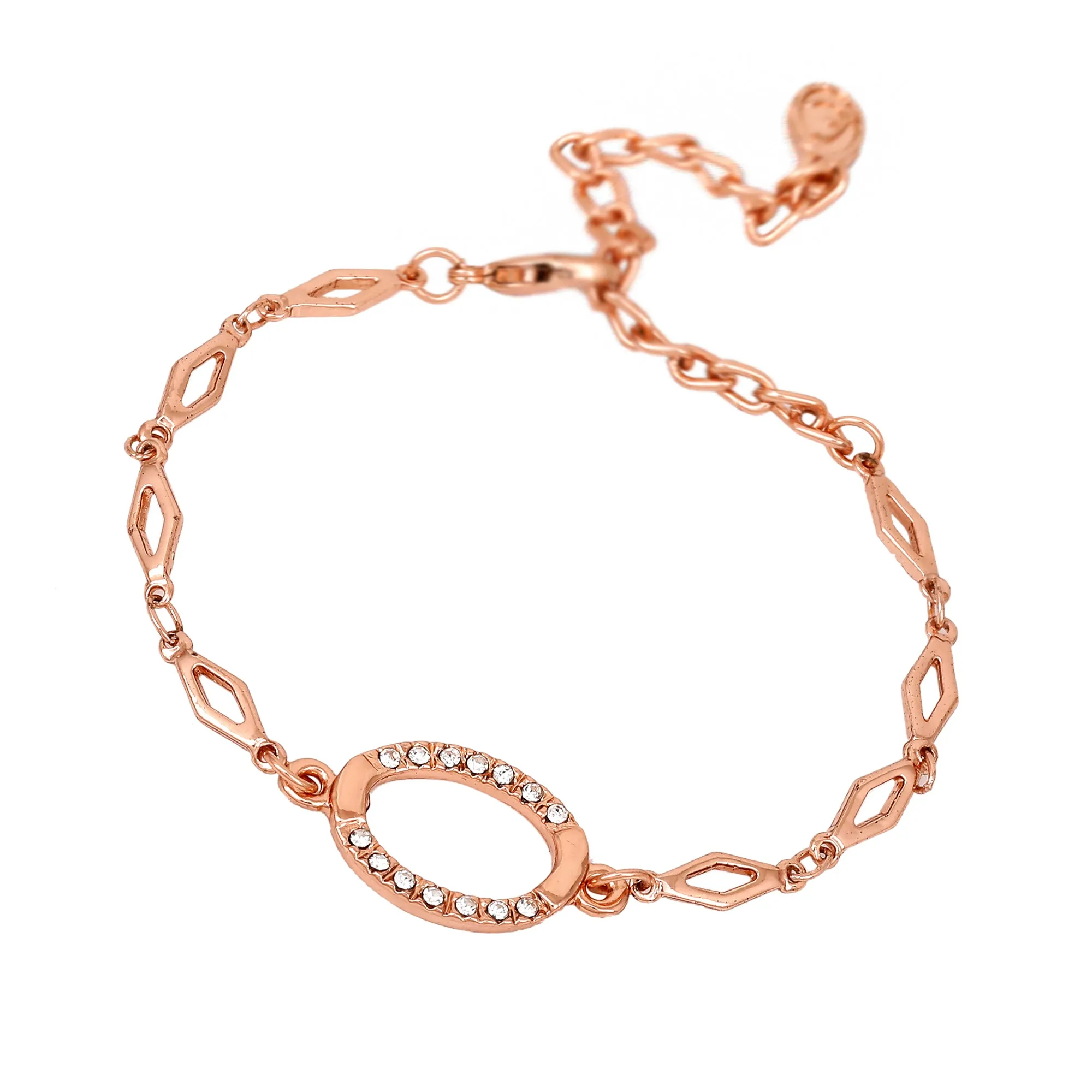 ESTELE Opal Rose Gold Bracelet Using Austrian Crystals