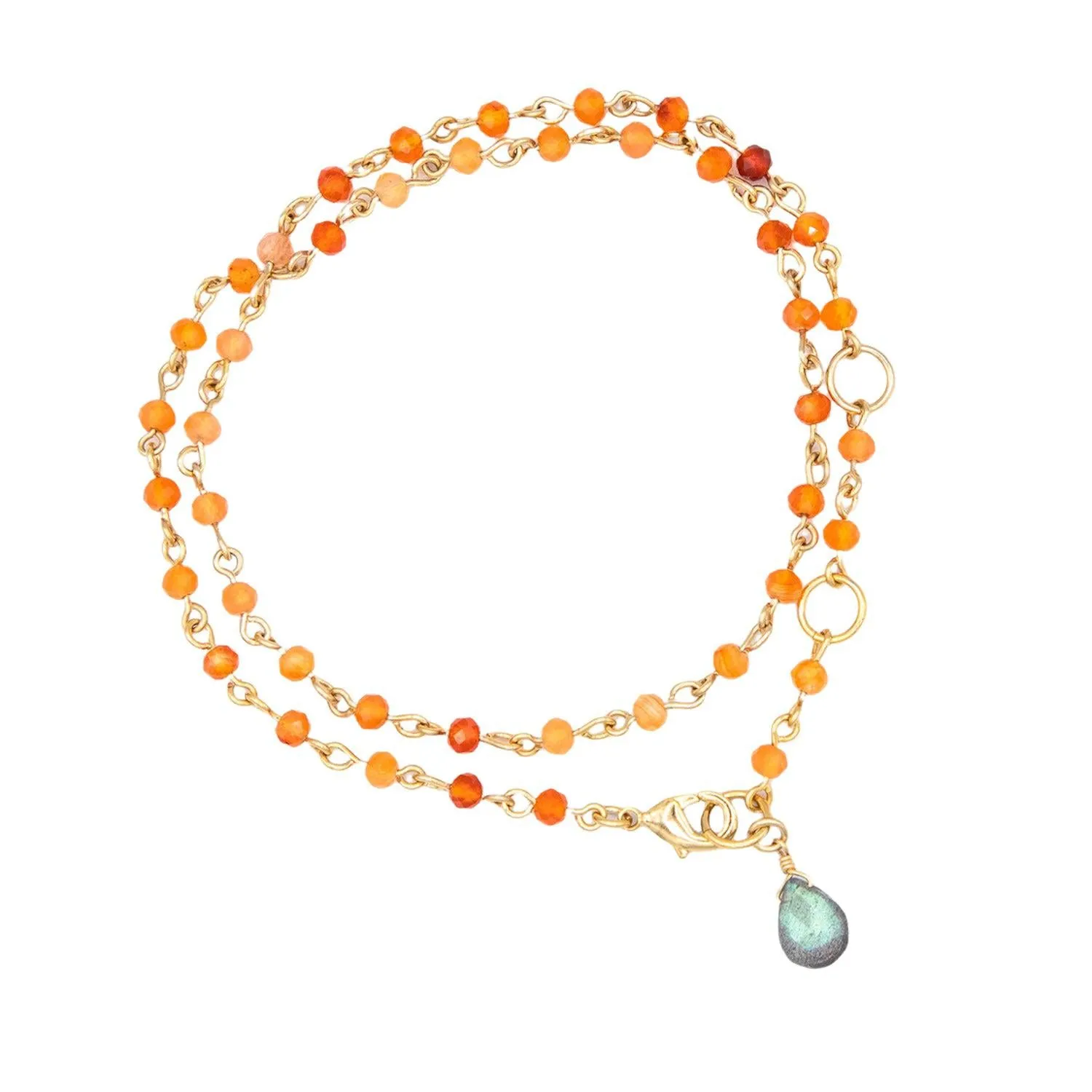 Ethereal Orange 2-Way Bracelet/Necklace