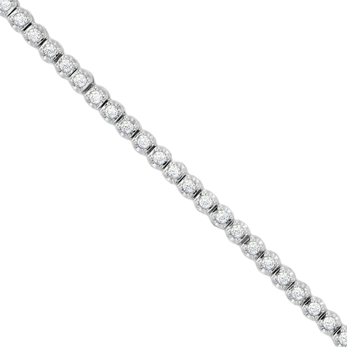 Everyday Diamonds Collection 1.00ct Diamond Tennis Bracelet | 9K White Gold