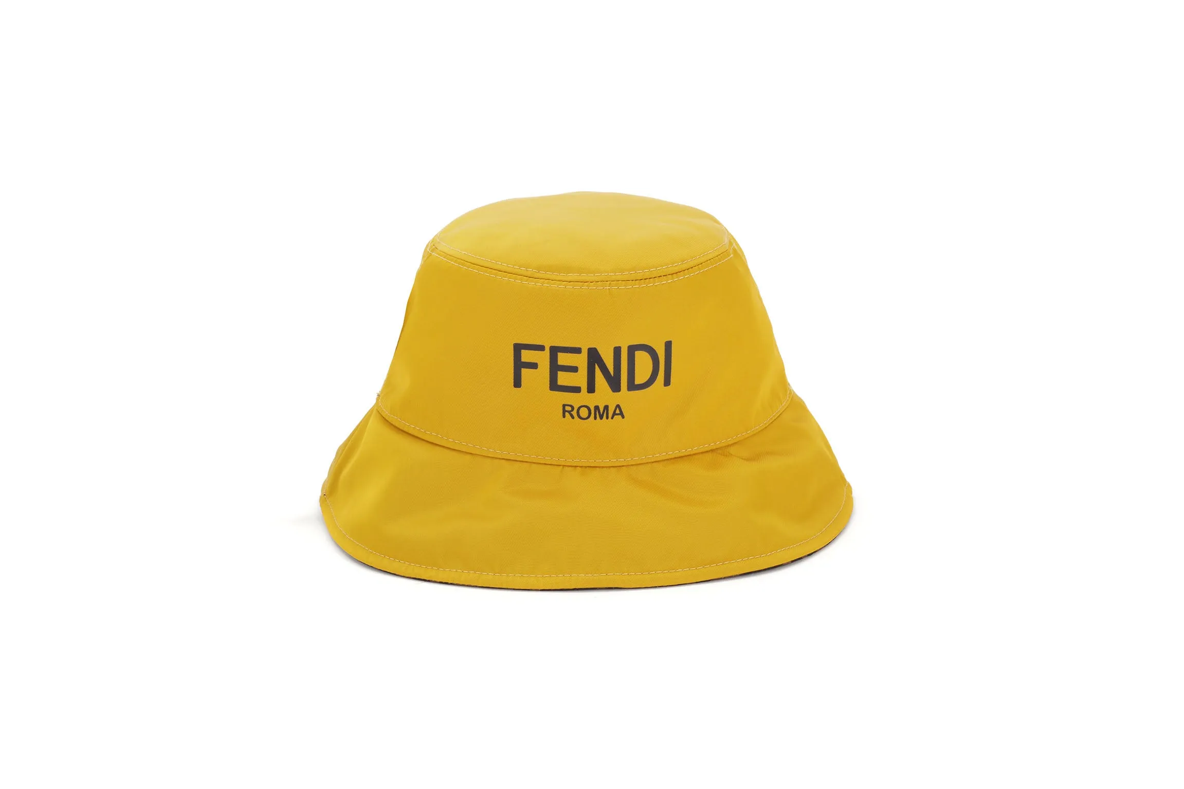 F Brown Logo Bucket Hat