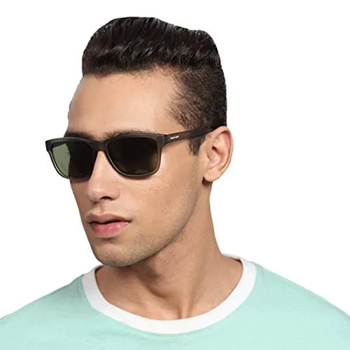 Fastrack Men Round non polarization Sunglasses (Black_ S )