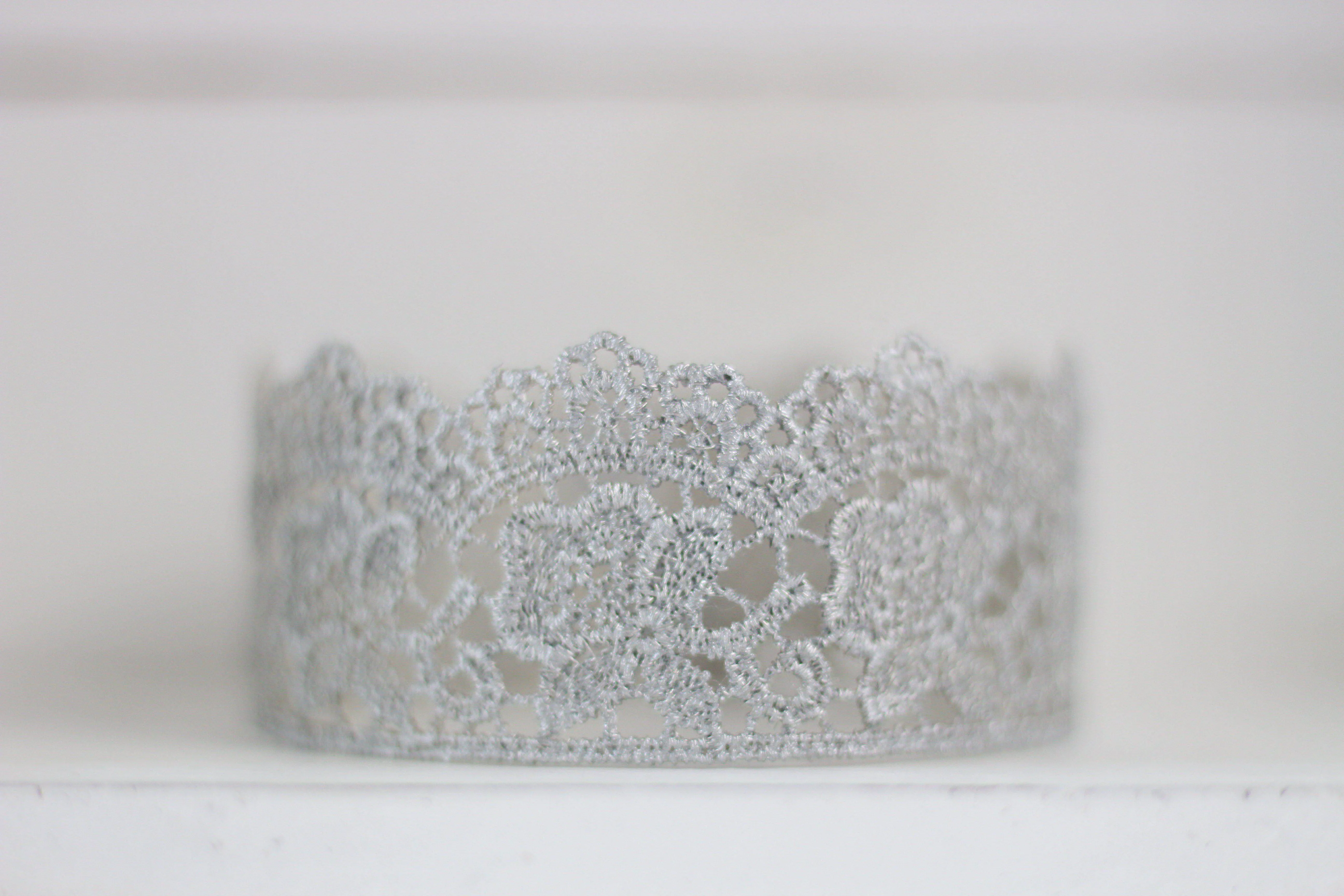 Flora Newborn Lace Baby Crown