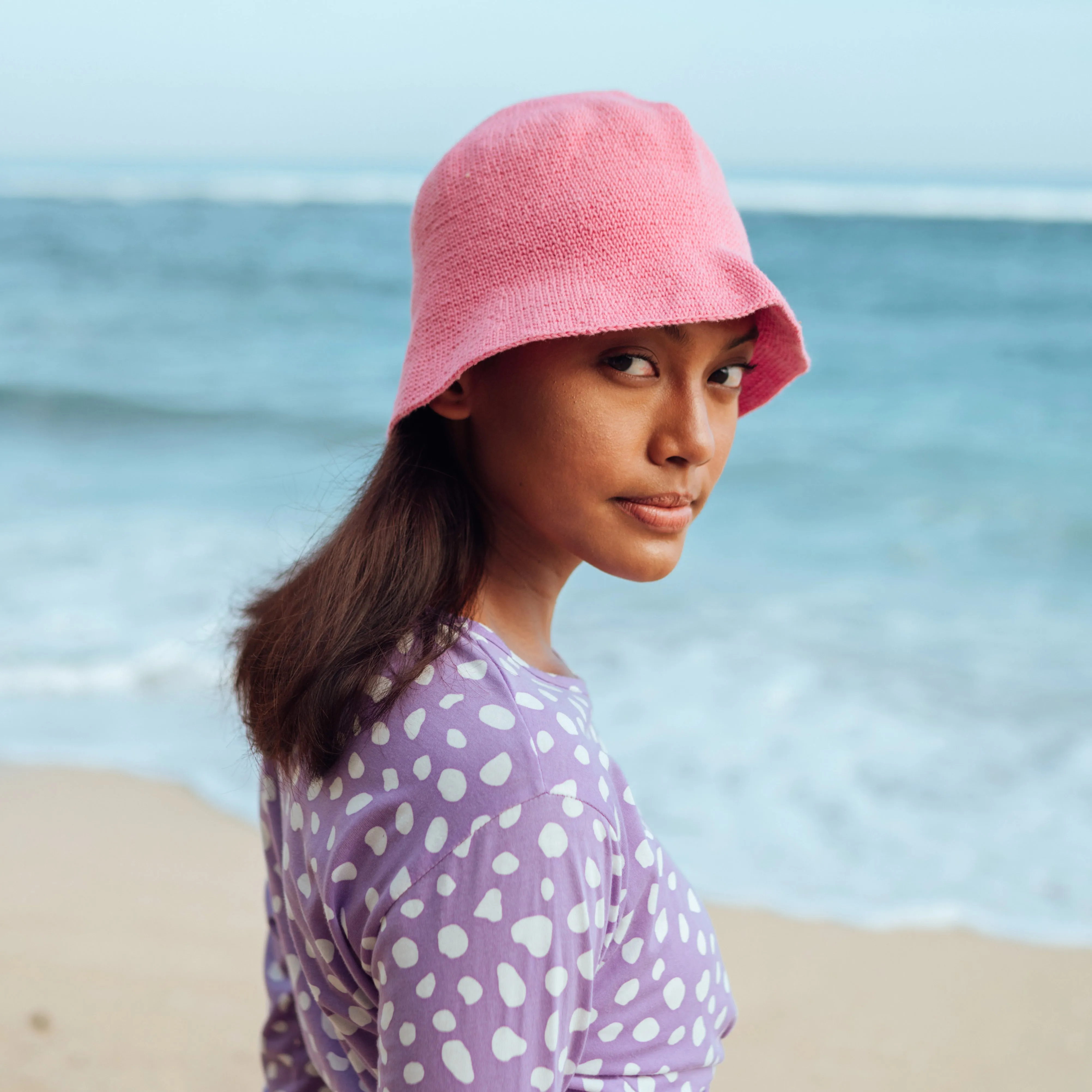 Florette Crochet Bucket Hat