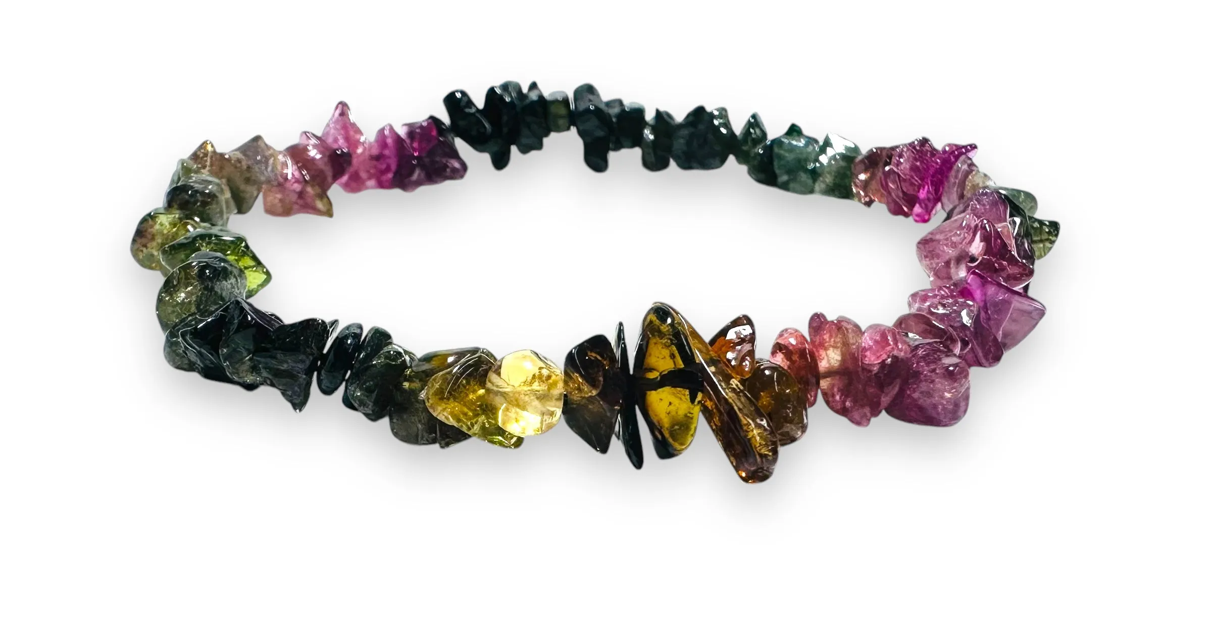 Gemstone Chip Stretch Bracelet