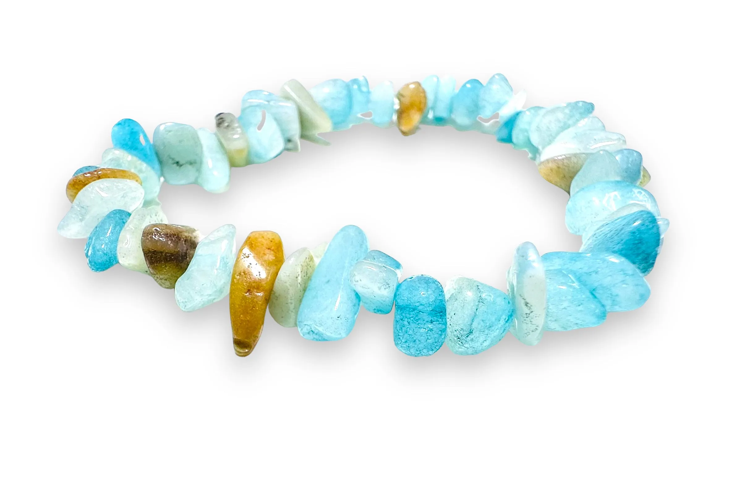 Gemstone Chip Stretch Bracelet