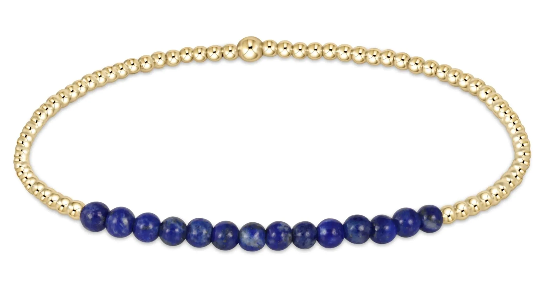 Gold Bliss 2mm Gemstone Bead Bracelets