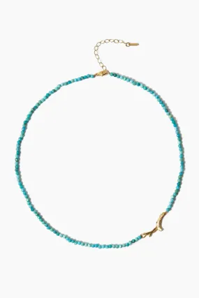 Gold Coral Branch Necklace