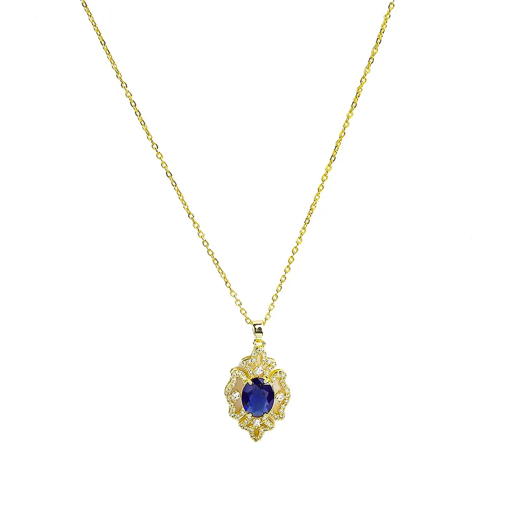 Gorgeous Sparkling Zircon Stones Necklace - Fluffy