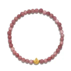 Healing Journey Rhodonite Stretch Bracelet