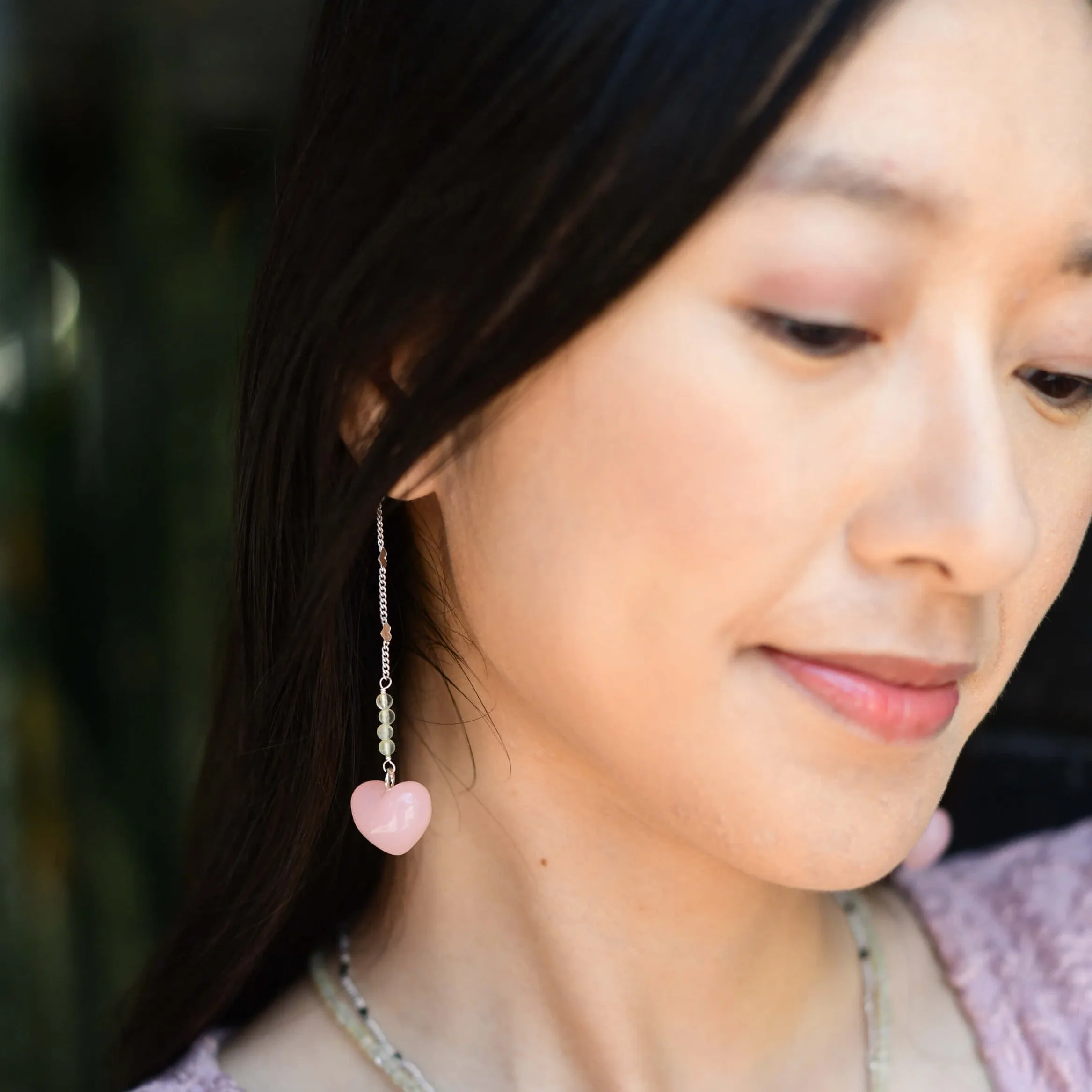 Heart Duster Earrings