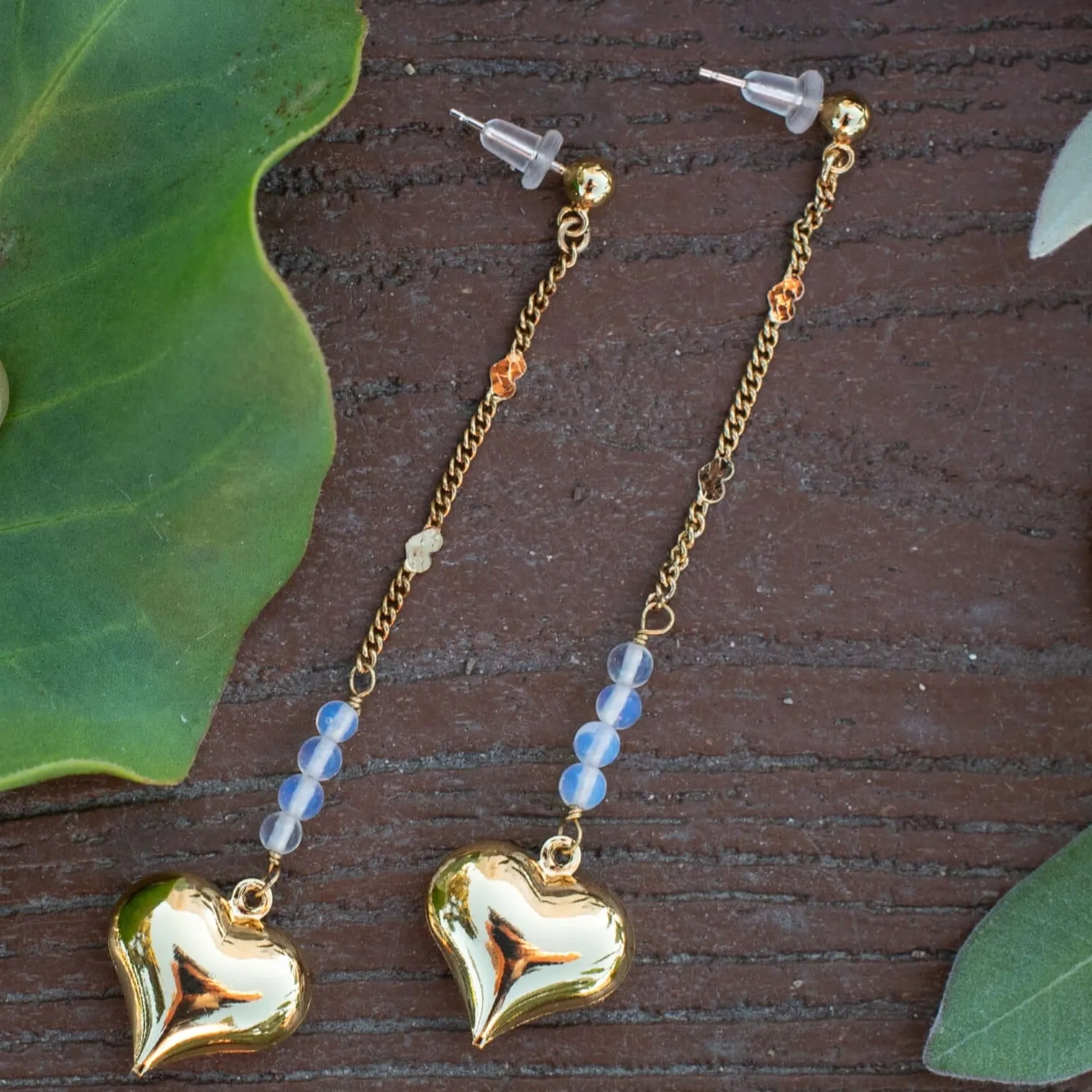 Heart Duster Earrings