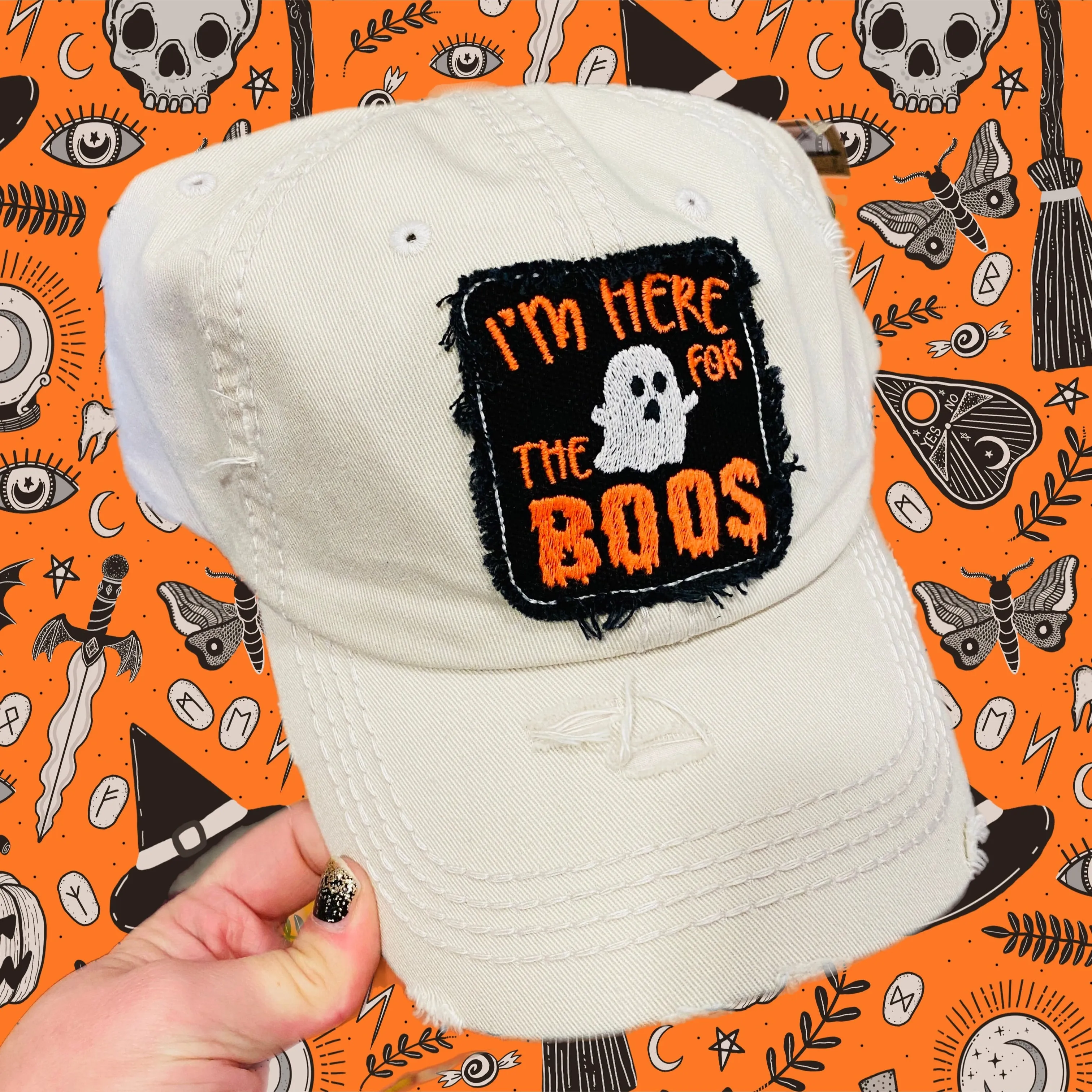 Here for the Boos Vintage Baseball Cap