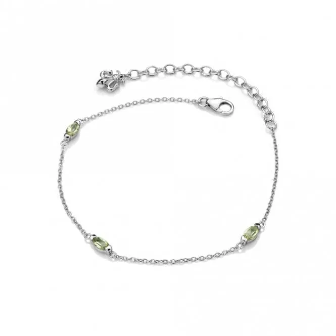 Hot Diamonds Anais August Peridot Bracelet AB008