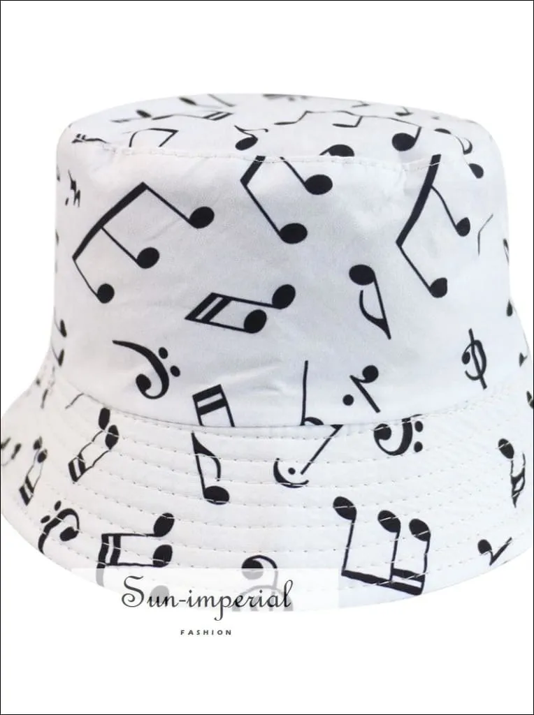 Hot Pink and orange Paint Splash Print Reversible Black White Cow Pattern Women Bucket Hat