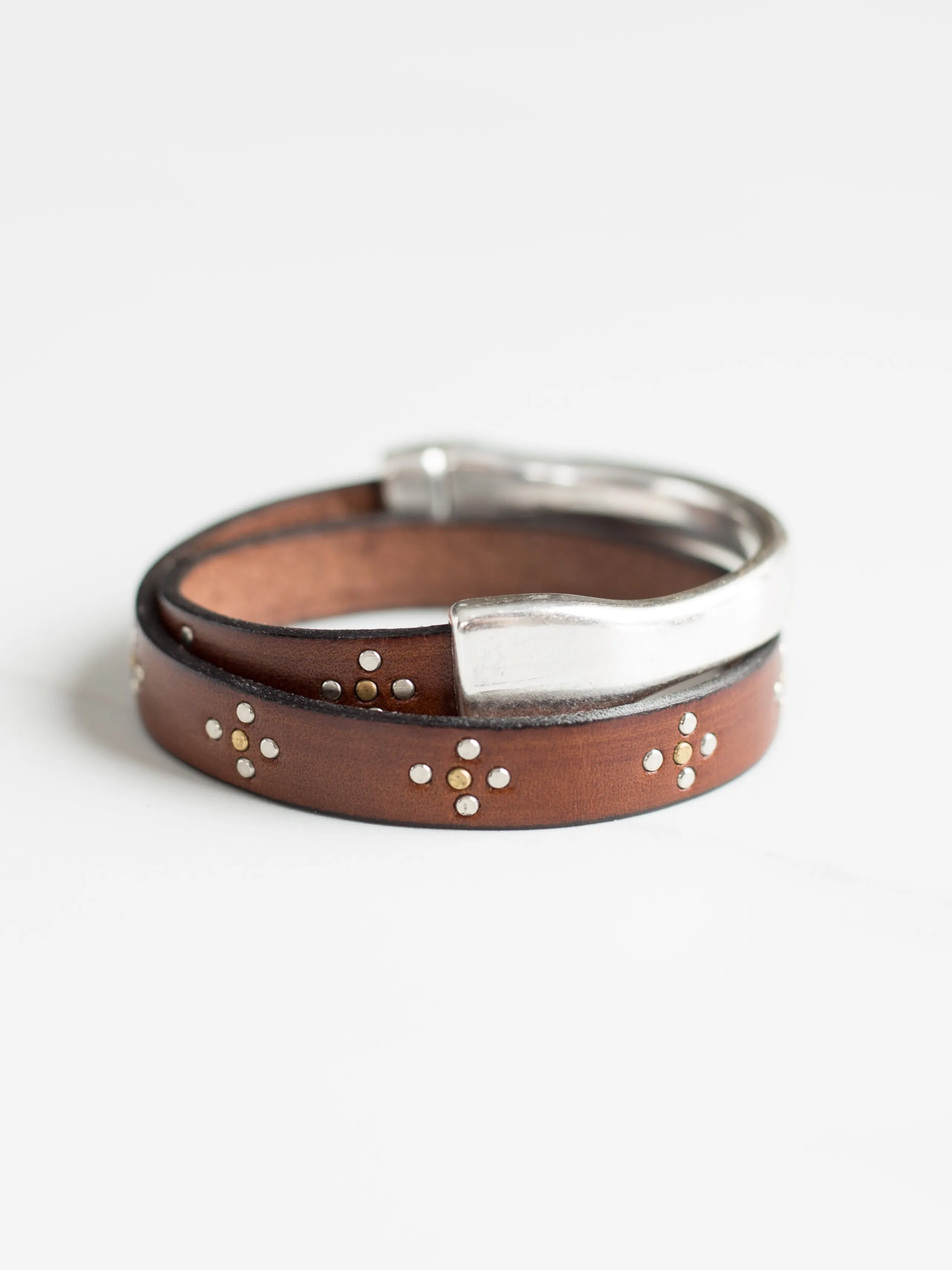 Italian Studded Wrap Bracelet