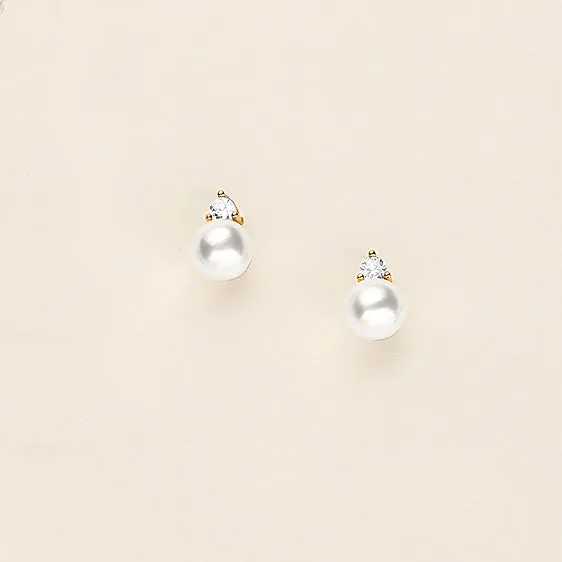 Jennifer Pearl Stud Earrings