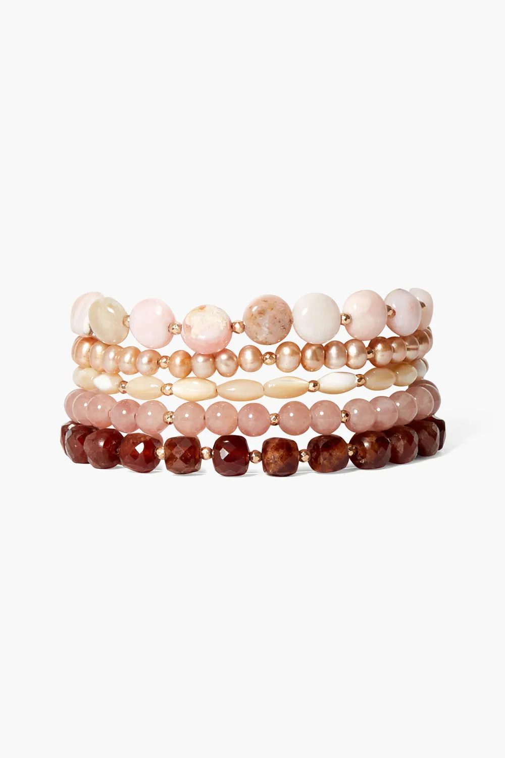 Keyes Naked Wrap Bracelet Pink Mix