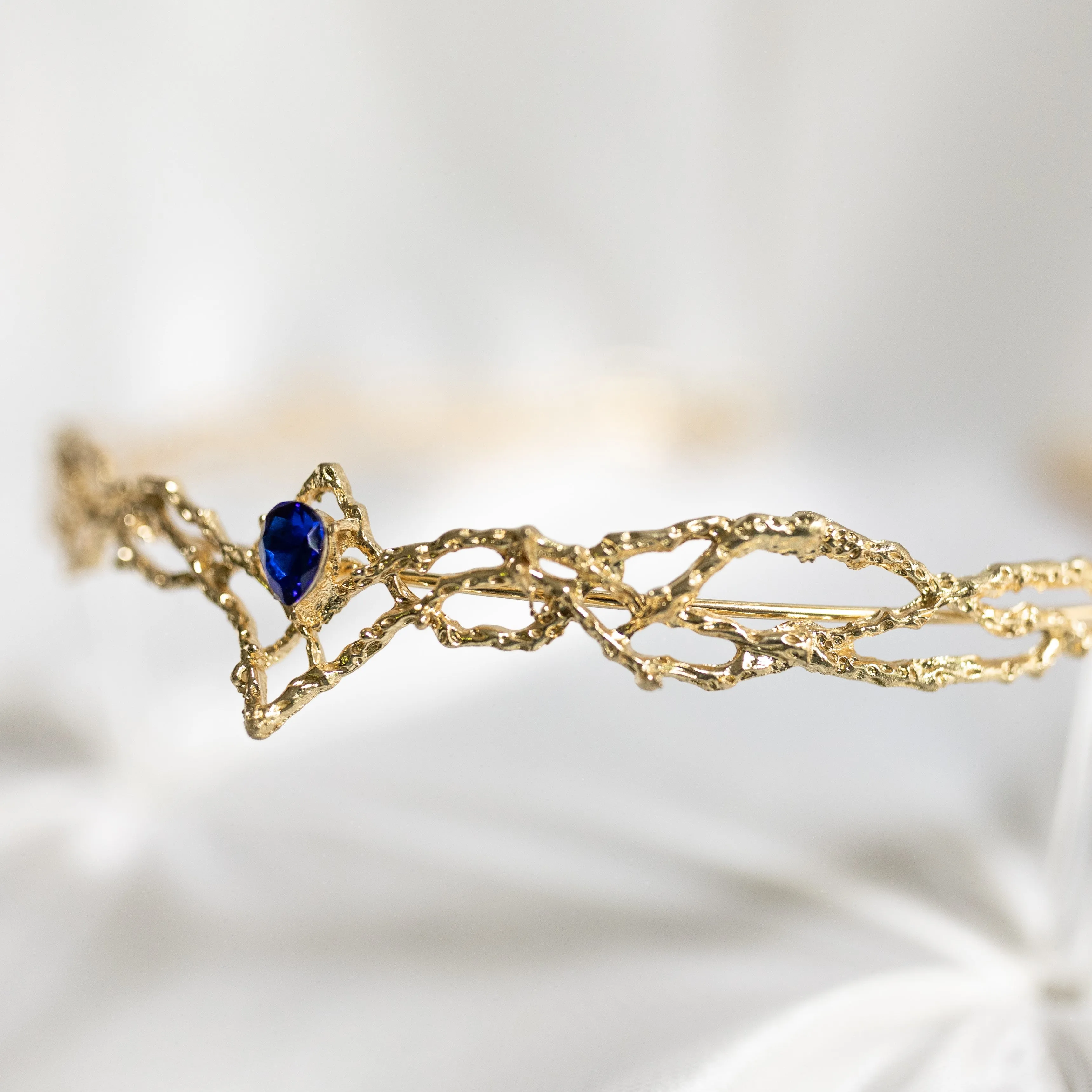 King’s Crown in Gold & Royal Blue