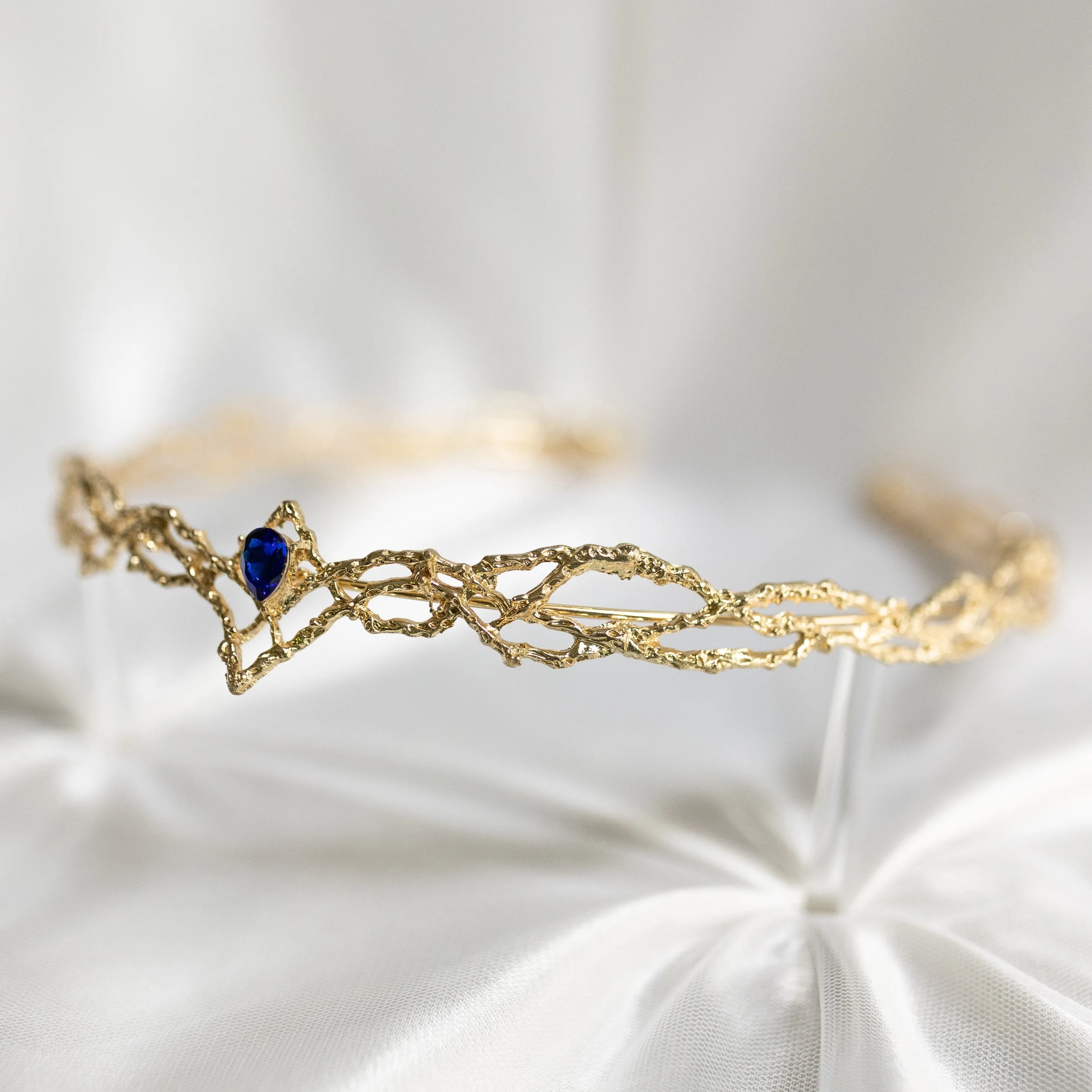 King’s Crown in Gold & Royal Blue