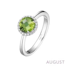 Lafonn Simulated Diamond & Genuine Peridot Birthstone Ring - August BR001PDP