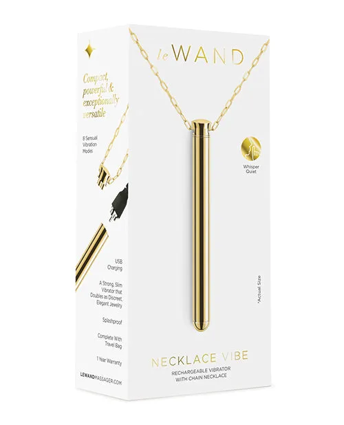 Le Wand Vibrating Necklace - Gold