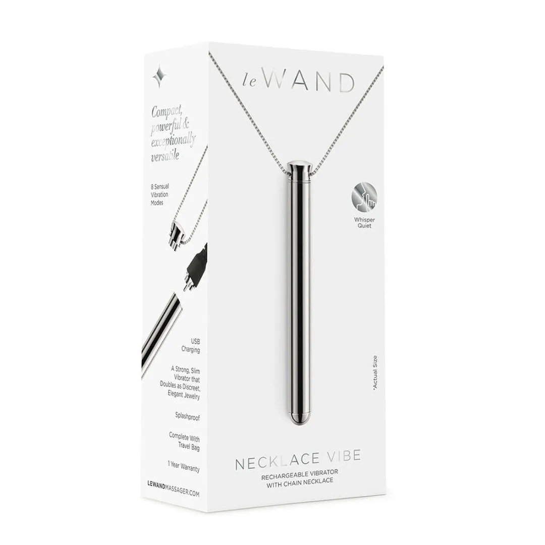 Le Wand Vibrating Necklace - Silver