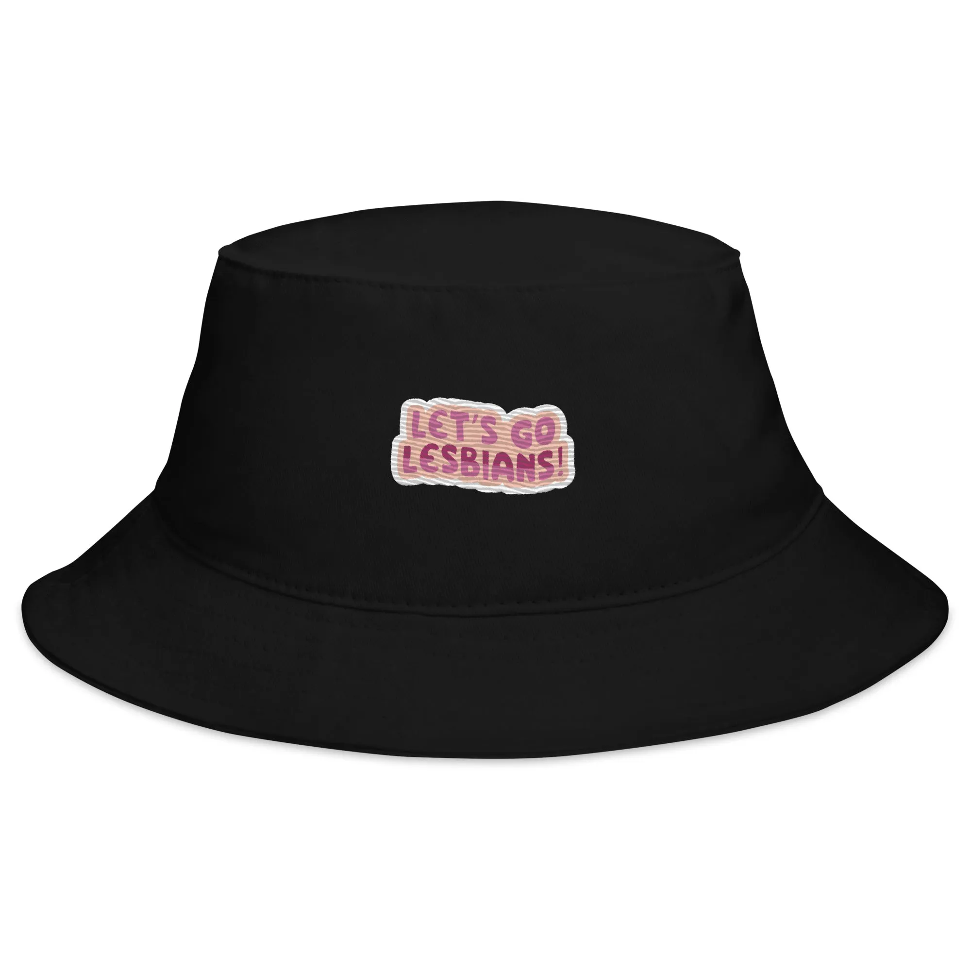 Lets go Lesbians Premium Embriodered Bucket Hat