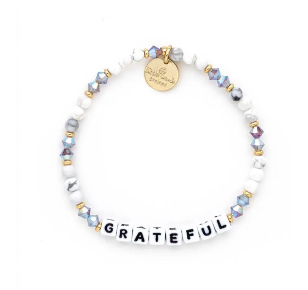 Little Words Project - GRATEFUL In Cream Puff