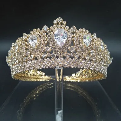 Luxury Handmade Wedding Diadem Tiaras Crown