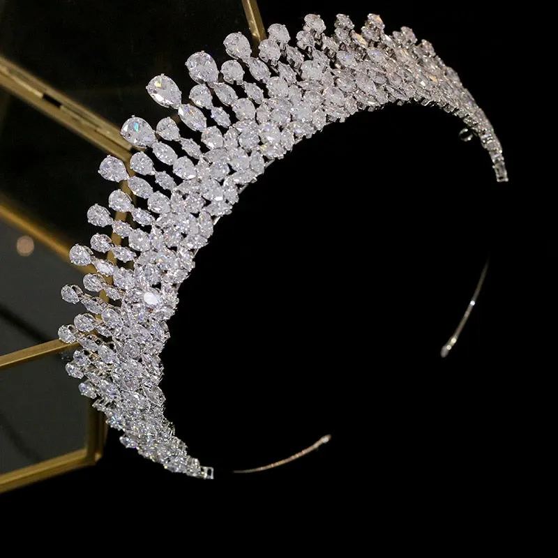 Luxury Tiara Crystal Bridal Crown