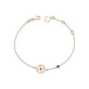 MANJI GOLD RUBY BRACELET