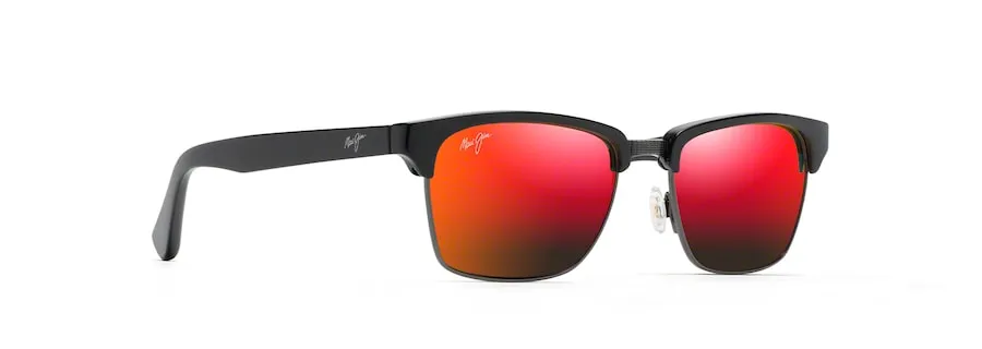 Maui Jim Sunglasses KAWIKA - Black Gloss / Hawaii Lava