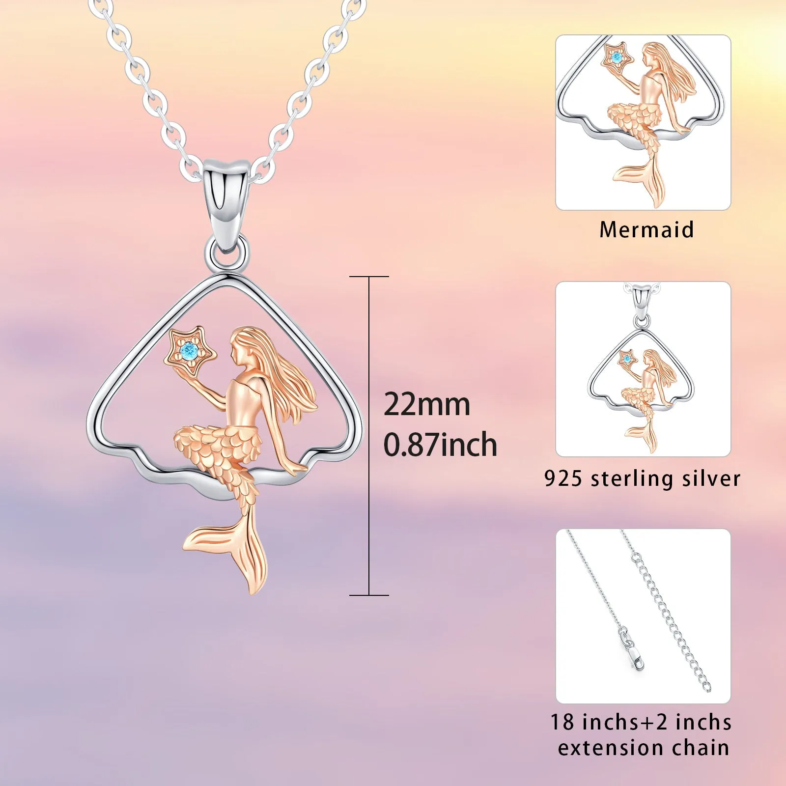 Mermaid Charm Necklace