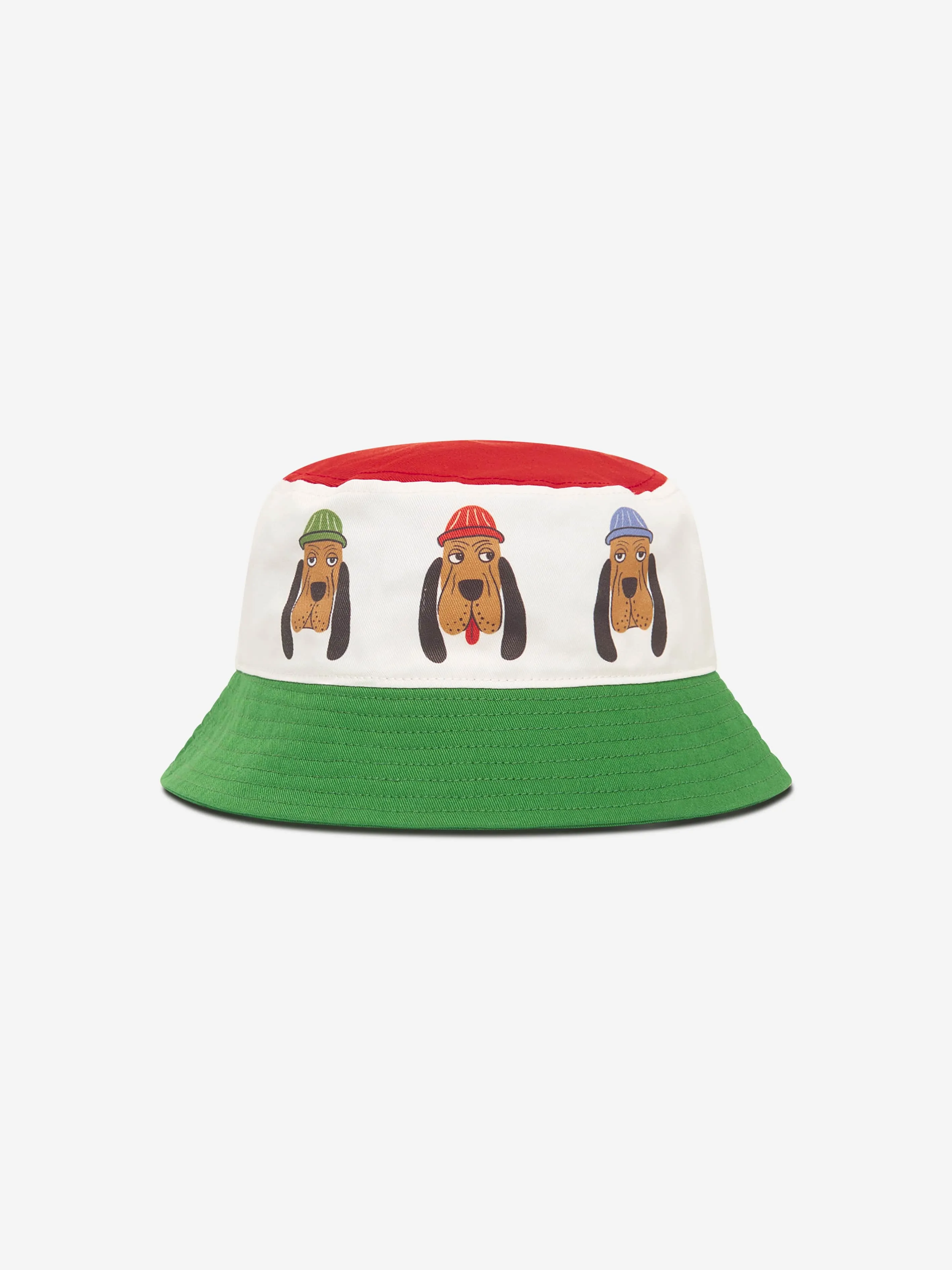 Mini Rodini Kids Bloodhound Bucket Hat in Multicolour