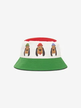 Mini Rodini Kids Bloodhound Bucket Hat in Multicolour