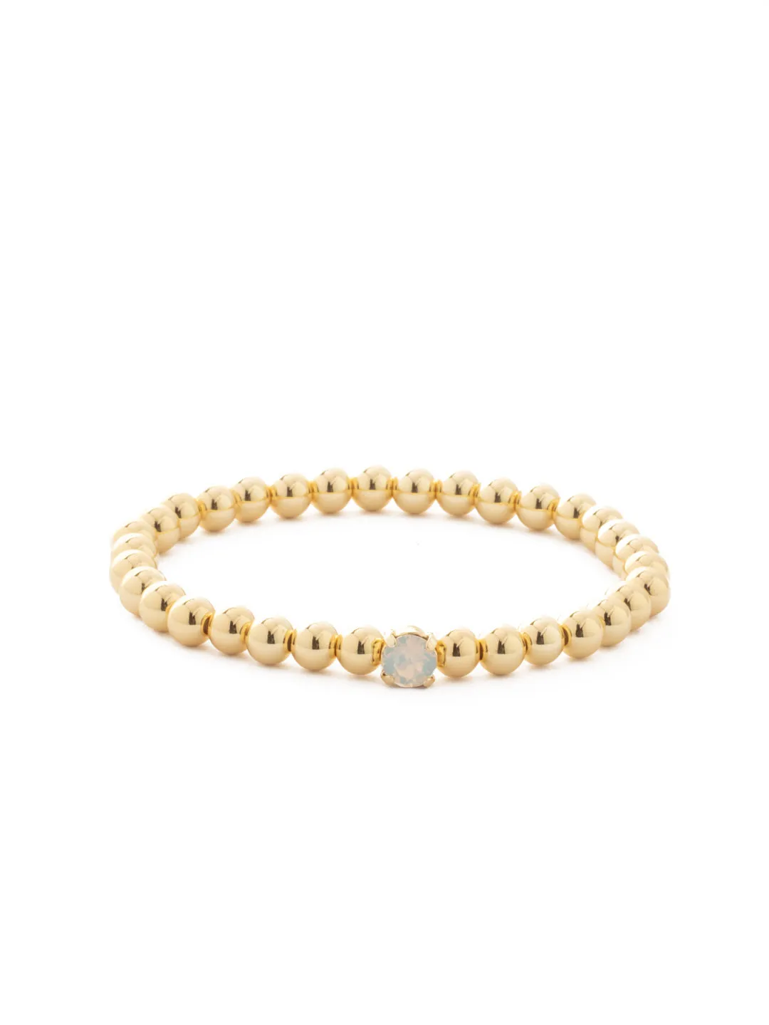 Mini Single Crystal Stretch Bracelet - BFN33BGWO