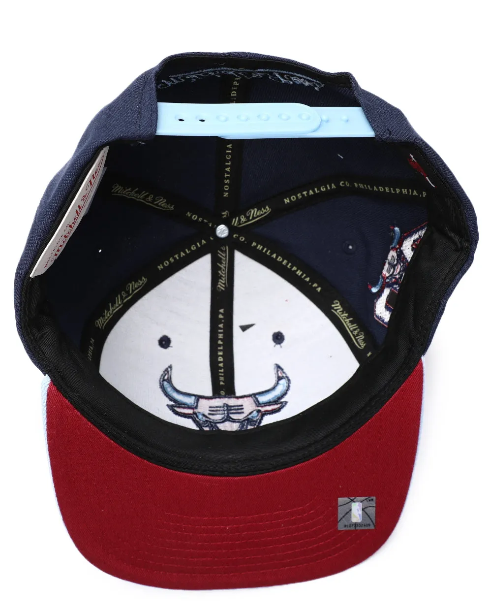 Mitchell & Ness Skyberry Cobbler Snapback Adjustable Cap