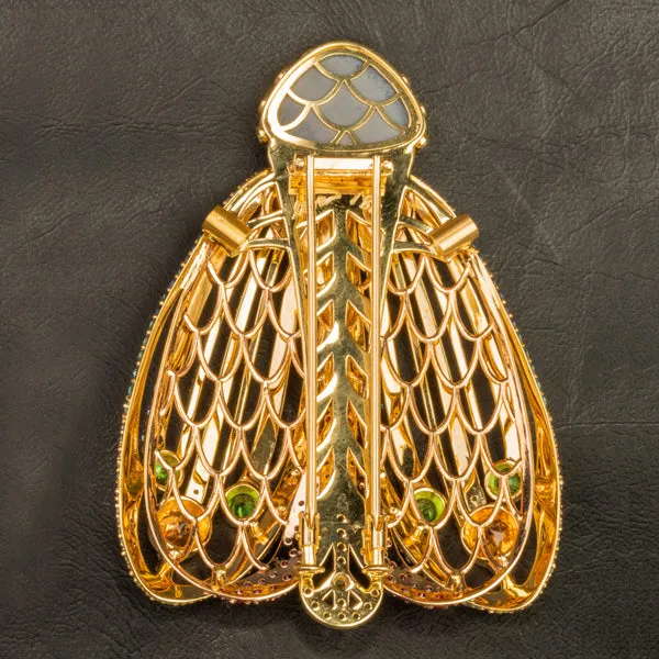 Moth Brooch and Pendant