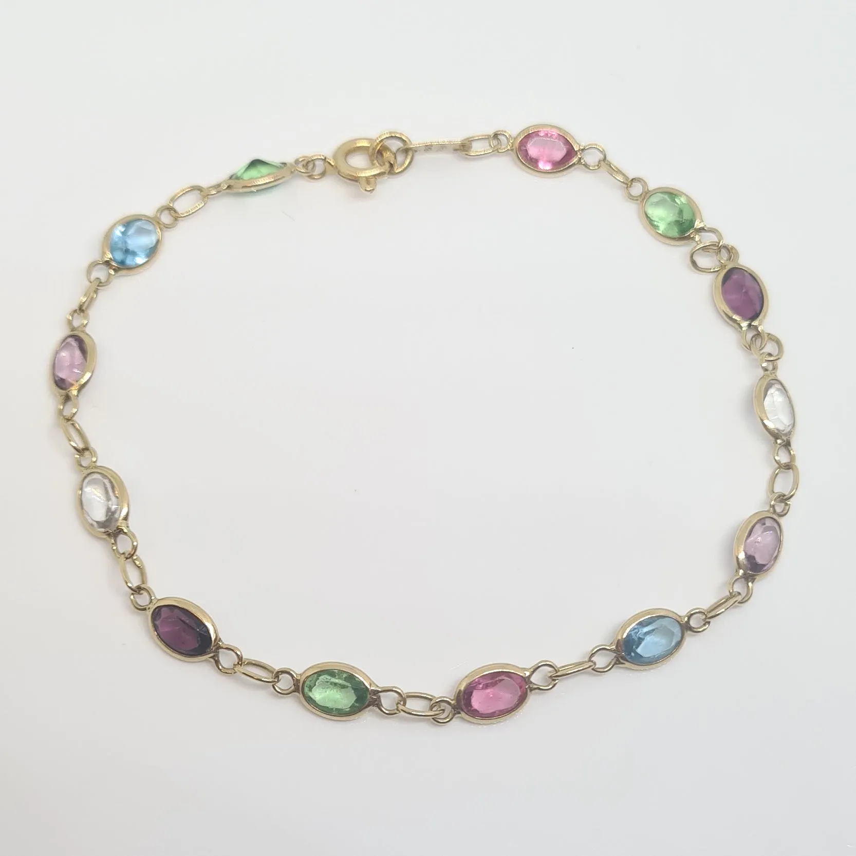 Multi-Stone Spectacle-Set Bracelet